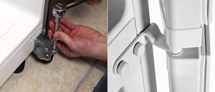 Как перенавесить дверцу холодильника?